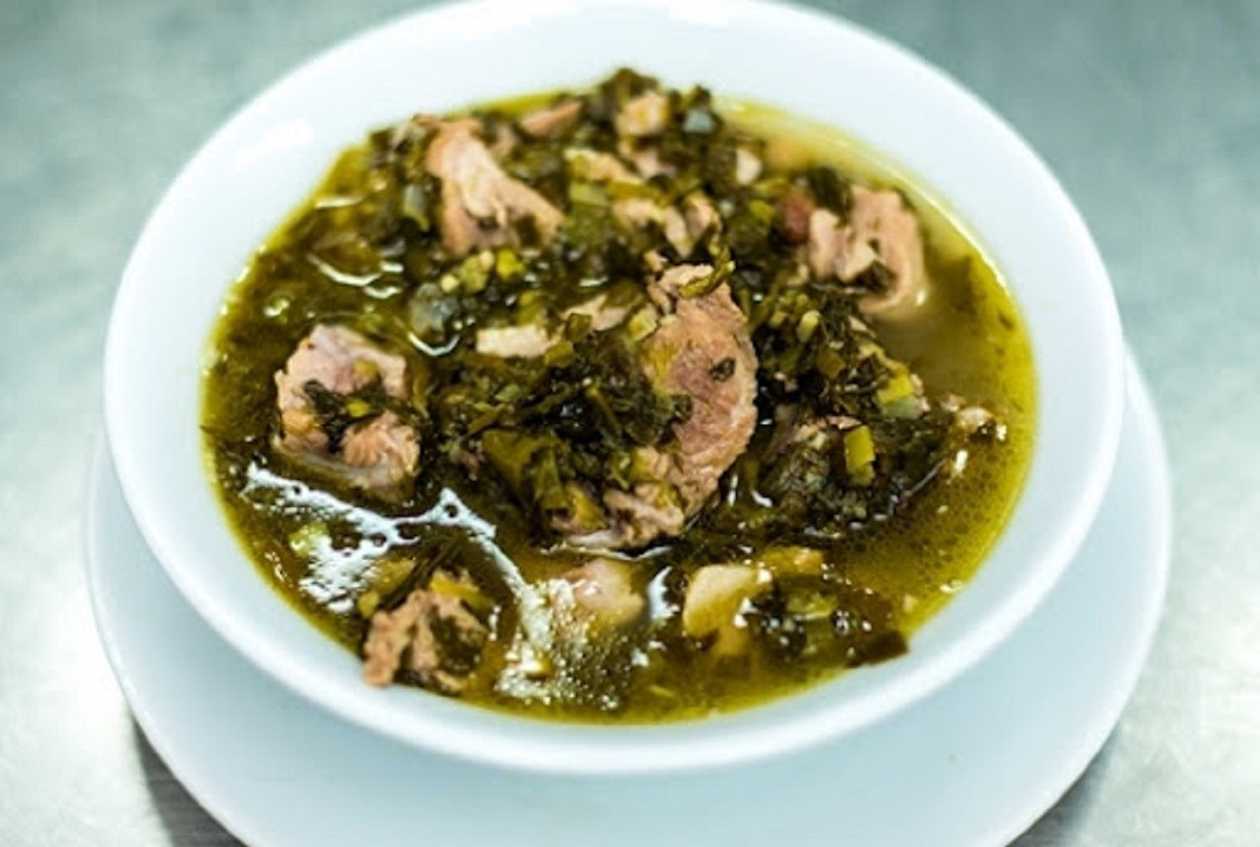 chaqafuli at Tbilisuri Ezo Georgian restaurant in Tbilisi }}