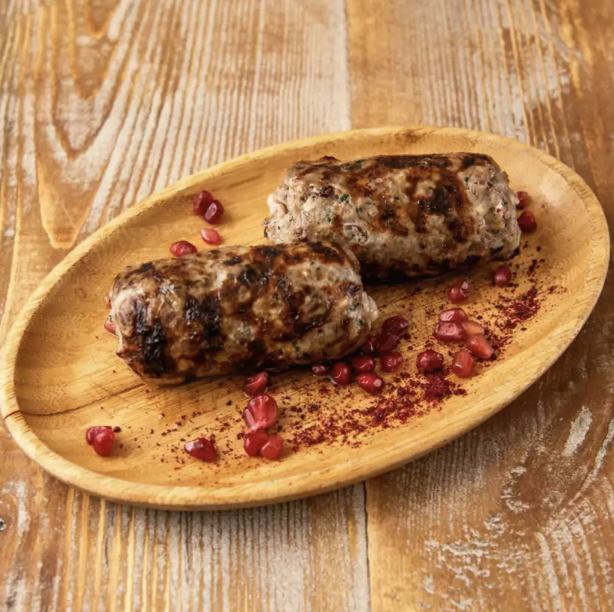 Abkhazura - Georgian dish at Tbilisuri Ezo restaurant in Tbilisi }}
